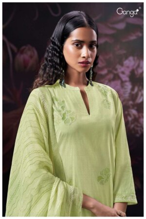 My Fashion Road Ganga Makaila Premium Designs Cotton Ganga Fashion Suit | S2541-A