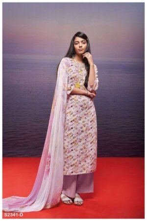 My Fashion Road Ganga Solay Fancy Digital Print Cotton Ladies Salwar Suit | S2341-D