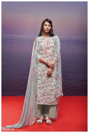 My Fashion Road Ganga Solay Fancy Digital Print Cotton Ladies Salwar Suit | S2341-A