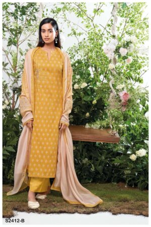 My Fashion Road Ganga Wilmer Printed Cotton Fancy Salwar Kameez | S2412-B