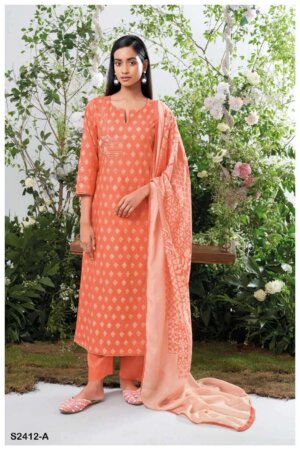 My Fashion Road Ganga Wilmer Printed Cotton Fancy Salwar Kameez | S2412-A