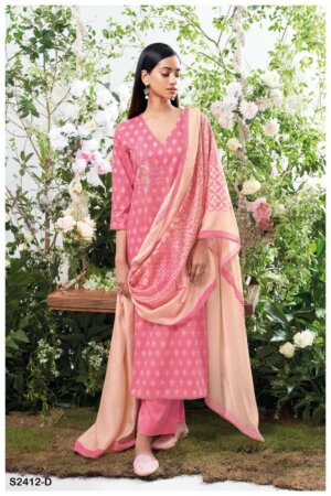 My Fashion Road Ganga Wilmer Printed Cotton Fancy Salwar Kameez | S2412-D