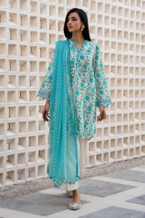 My Fashion Road Sana Safinaz Mahay Lawn Unstitched Collection 2024 | 2A