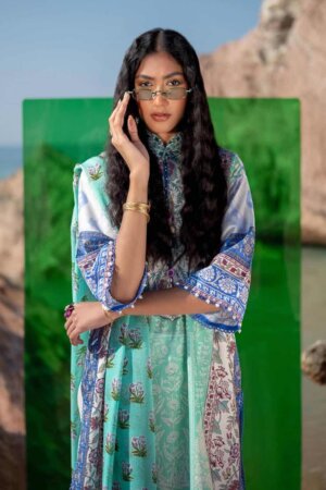 My Fashion Road Sana Safinaz Mahay Lawn Unstitched Collection 2024 | 3B