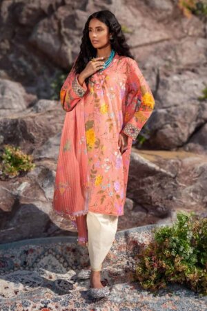 My Fashion Road Sana Safinaz Mahay Lawn Unstitched Collection 2024 | 7A