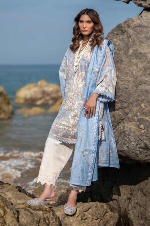 My Fashion Road Sana Safinaz Mahay Lawn Unstitched Collection 2024 | 9A