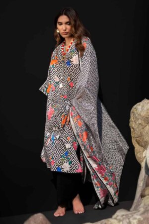 My Fashion Road Sana Safinaz Mahay Lawn Unstitched Collection 2024 | 13A
