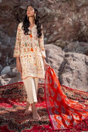My Fashion Road Sana Safinaz Mahay Lawn Unstitched Collection 2024 | 23A