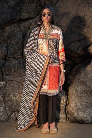 My Fashion Road Sana Safinaz Mahay Lawn Unstitched Collection 2024 | 28A