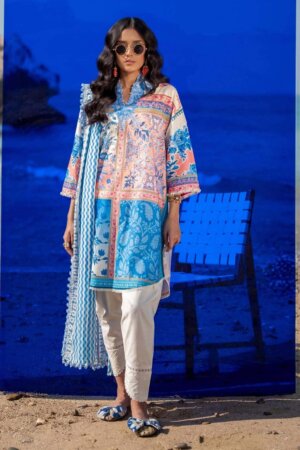 My Fashion Road Sana Safinaz Mahay Lawn Unstitched Collection 2024 | 28B