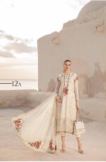My Fashion Road Maria.b Lawn Voyage Luxe Unstitched Collection 2024 | 12A