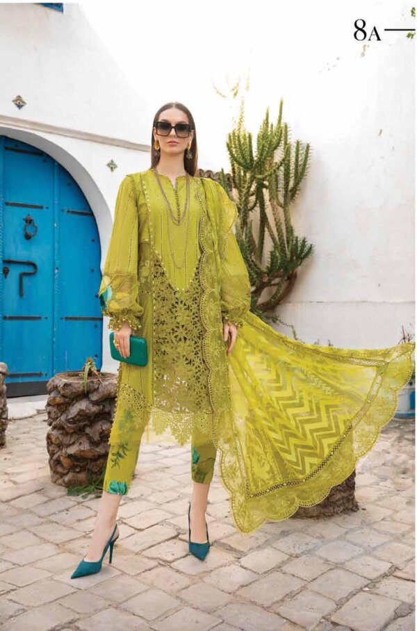 My Fashion Road Maria.b Lawn Voyage Luxe Unstitched Collection 2024 | 8A