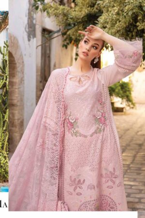 My Fashion Road Maria.b Lawn Voyage Luxe Unstitched Collection 2024 | 11A