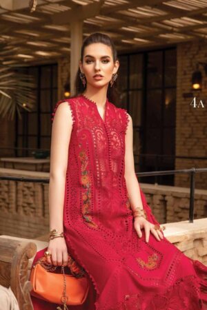 My Fashion Road Maria.b Lawn Voyage Luxe Unstitched Collection 2024 | 4A