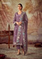 My Fashion Road Kimora Heer Shahi Pure Russian Silk Designer Ladies Suit | 2181