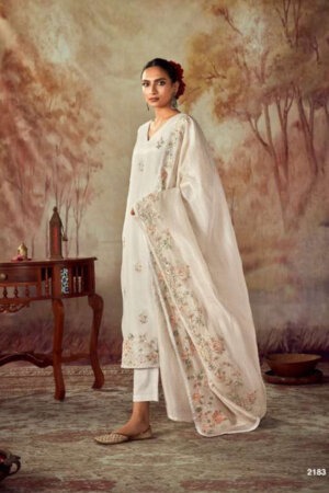 My Fashion Road Kimora Heer Shahi Pure Russian Silk Designer Ladies Suit | 2183