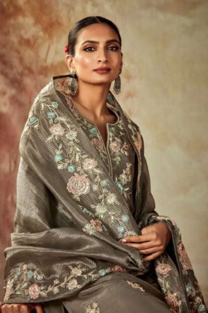 My Fashion Road Kimora Heer Shahi Pure Russian Silk Designer Ladies Suit | 2188