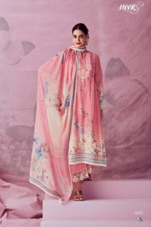 My Fashion Road Kimora Heer Titli Designer Work Muslin Suit | 9262