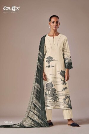 My Fashion Road Omtex Acenza Exclusive Designs Linen Cotton Ladies Suit | 5191-A