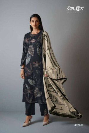 My Fashion Road Omtex Ayumi Fancy Cotton Salwar Kameez | 4071-D