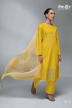 My Fashion Road Omtex Bani Latest Designs Cotton Suit | 5011-B