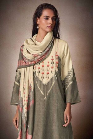 My Fashion Road Omtex Nigaar Fancy Linen Cotton Ladies Suit | 5161 B