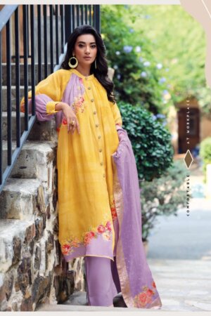 My Fashion Road Varsha Baahar Designer Organza Casual Wear Dress | BH-02