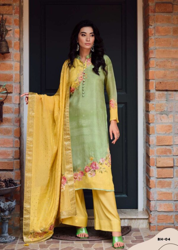 My Fashion Road Varsha Baahar Designer Organza Casual Wear Dress | BH-04