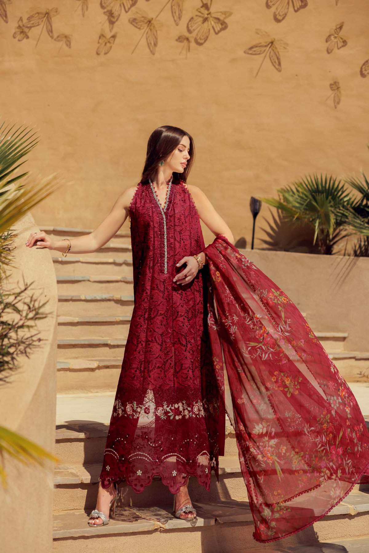 My Fashion Road Noor Eid Laserkari Unstitched Lawn Suit’24 | D1 My Fashion Road Noor Eid Laserkari Unstitched Lawn Suit’24 | D1