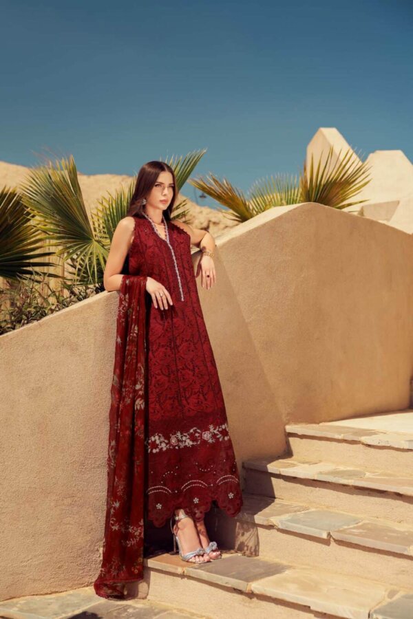 My Fashion Road Noor Eid Laserkari Unstitched Lawn Suit’24 | D1