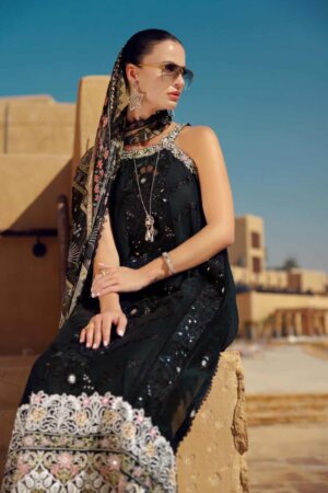 My Fashion Road Noor Eid Laserkari Unstitched Lawn Suit’24 | D6