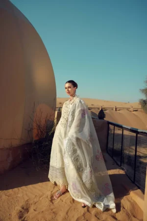 My Fashion Road Noor Eid Laserkari Unstitched Lawn Suit’24 | D2