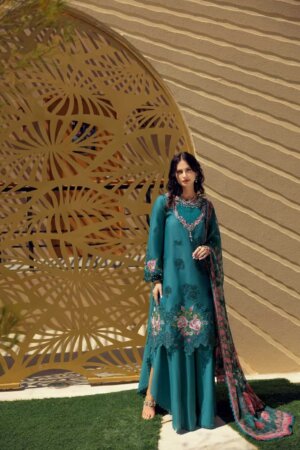 My Fashion Road Noor Eid Laserkari Unstitched Lawn Suit’24 | D4