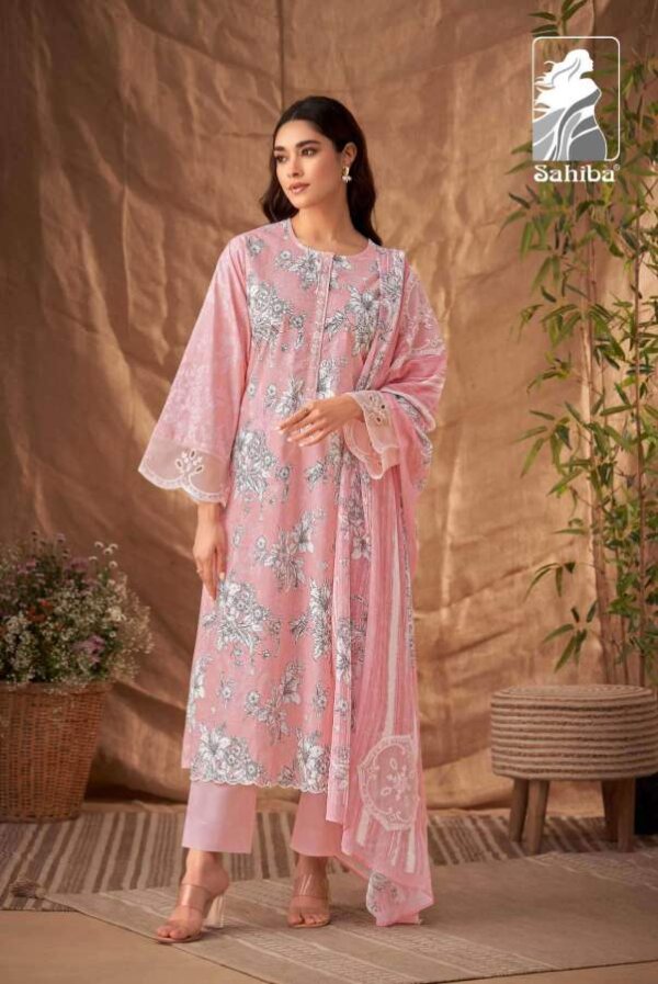My Fashion Road Sahiba Prisha Latest Style Cotton Unstitch Suit | 8445