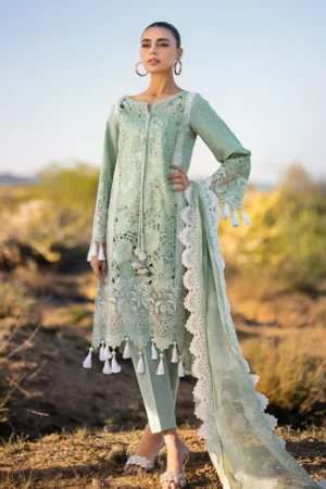 My Fashion Road Mahiymaan Luxury Lawn Eid Unstitched Suit 2024 | MLL-24-09
