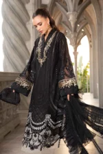My Fashion Road MARIA B Luxury EID Lawn Unstitched Collection 2024 | EID LAWN-24-03