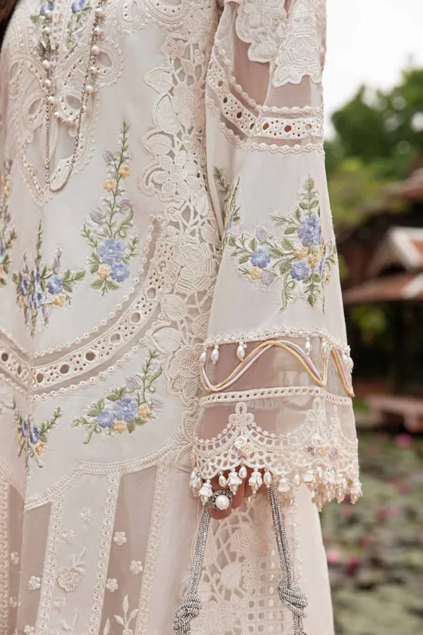 My Fashion Road MARIA B Luxury EID Lawn Unstitched Collection 2024 | EID LAWN-24-04