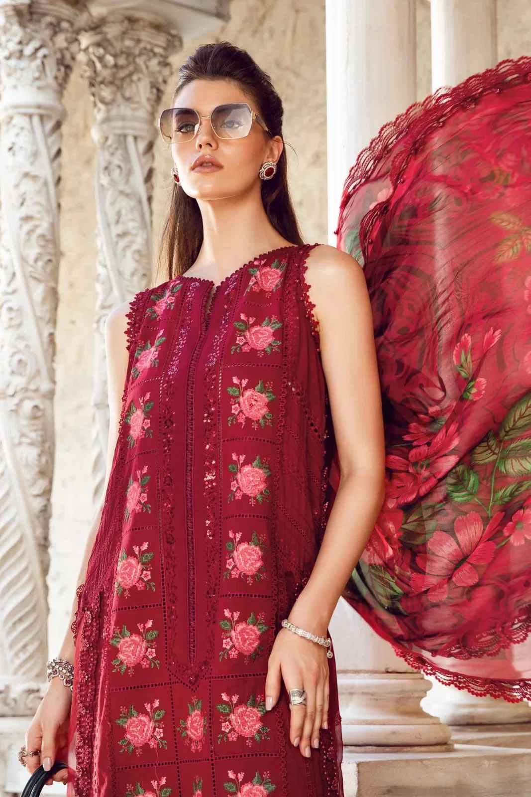 My Fashion Road MARIA B Luxury EID Lawn Unstitched Collection 2024 | EID LAWN-24-05 My Fashion Road MARIA B Luxury EID Lawn Unstitched Collection 2024 | EID LAWN-24-05