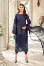 My Fashion Road MARIA B Luxury EID Lawn Unstitched Collection 2024 | EID LAWN-24-09 My Fashion Road MARIA B Luxury EID Lawn Unstitched Collection 2024 | EID LAWN-24-09