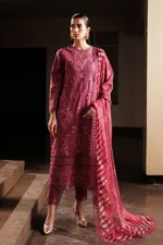 My Fashion Road Afrozeh Chikankari Unstitched Lawn 2024 | Cordovan My Fashion Road Afrozeh Chikankari Unstitched Lawn 2024 | Cordovan