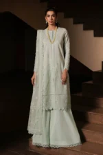 My Fashion Road Afrozeh Chikankari Unstitched Lawn 2024 | Celadon