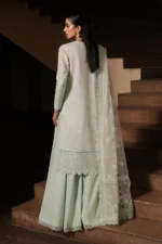 My Fashion Road Afrozeh Chikankari Unstitched Lawn 2024 | Celadon