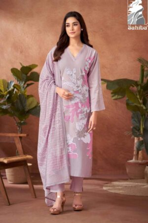 My Fashion Road Sahiba Dhriti Pure Lawn Cotton Ladies Suit | 4610