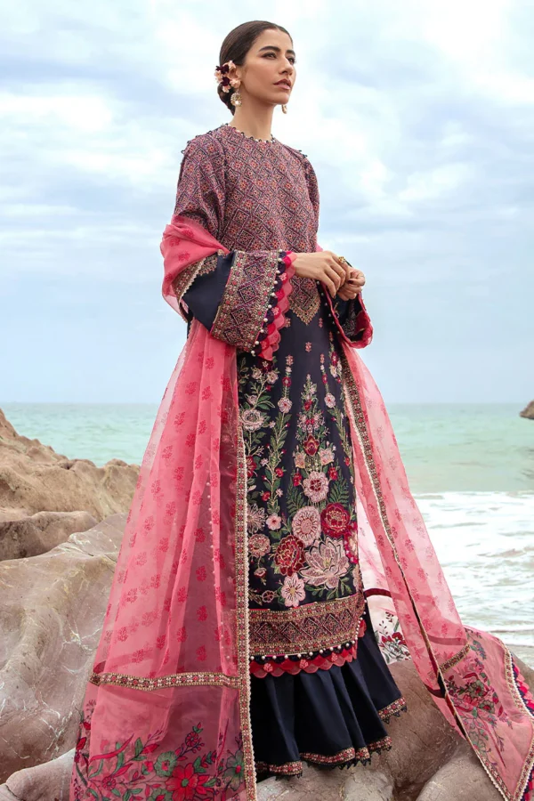 My Fashion Road Mohsin Naveed Ranjha Festive Lawn Unstitched Collection 2024 | JAL-PARI