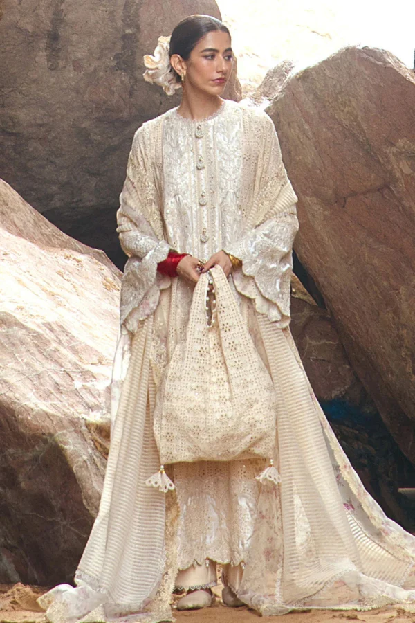 My Fashion Road Mohsin Naveed Ranjha Festive Lawn Unstitched Collection 2024 | NARA