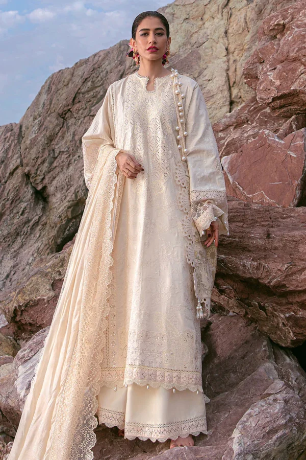 My Fashion Road Mohsin Naveed Ranjha Festive Lawn Unstitched Collection 2024 | DARIYA