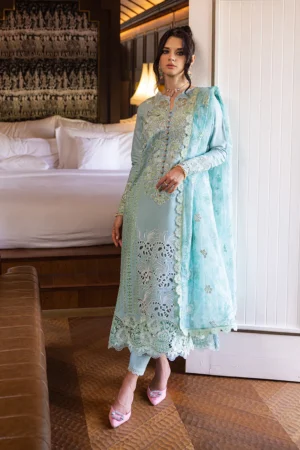 My Fashion Road Mushq Orient Express Luxury Lawn Unstitched Collection 2024 | REVE