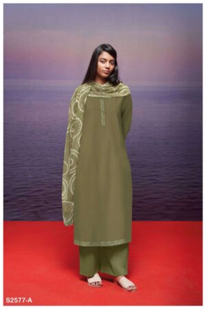 My Fashion Road Ganga Fashion Abqurah Exclusive Cotton Silk Ganga Suit | S2577-A