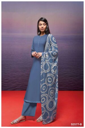 My Fashion Road Ganga Fashion Abqurah Exclusive Cotton Silk Ganga Suit | S2577-B