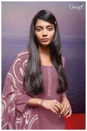 My Fashion Road Ganga Fashion Abqurah Exclusive Cotton Silk Ganga Suit | S2577- C